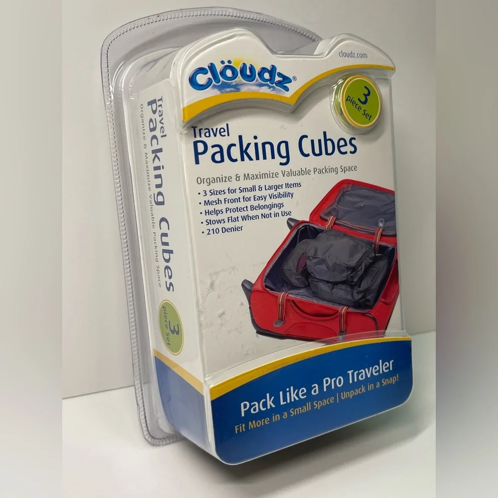 Cloudz Travel Packing Cubes 3-Piece Set